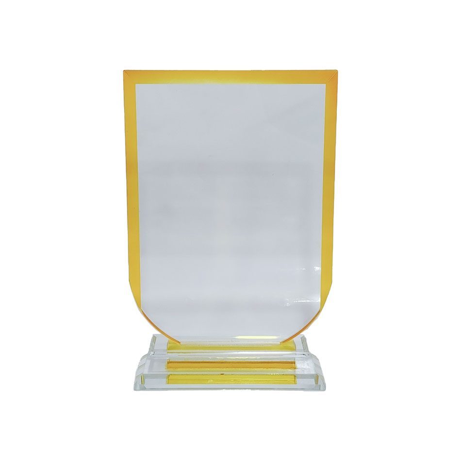 درع كريستال ملون أصفر    GH-1-5