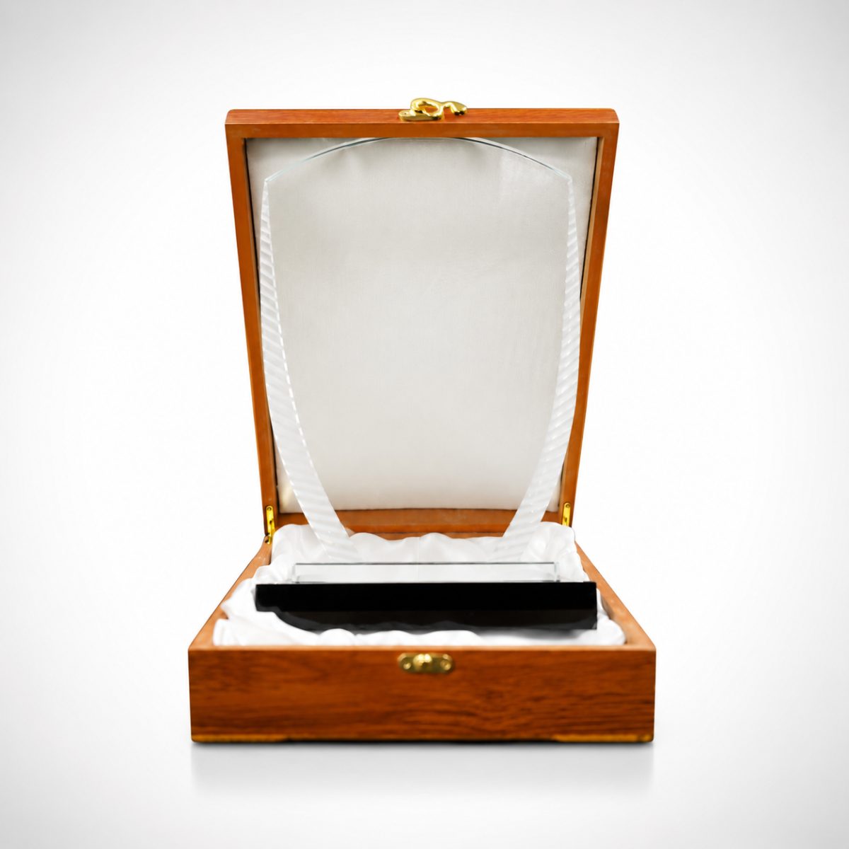 Crystal Award with Wooden Box HP-3