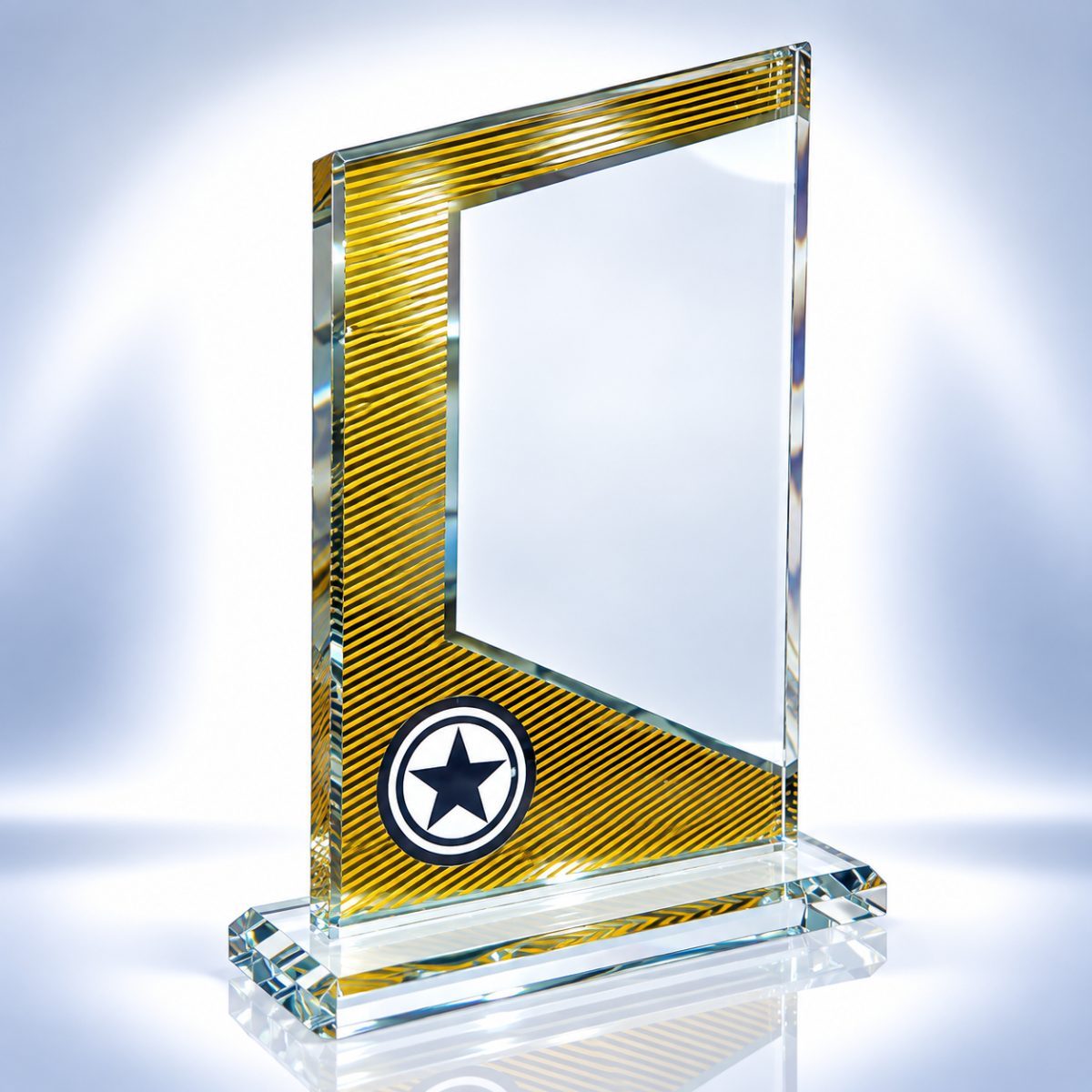 Crystal Award with Wooden Boxy1-105c