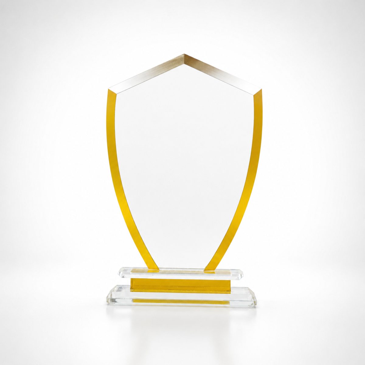 Crystal Award with Wooden Box GH-1-2YALLOW